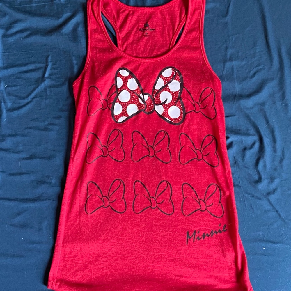 DISNEYPARKS MINNIE BOW TANK TOP